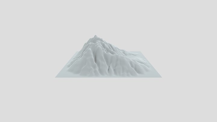 volcão monte 3D Model