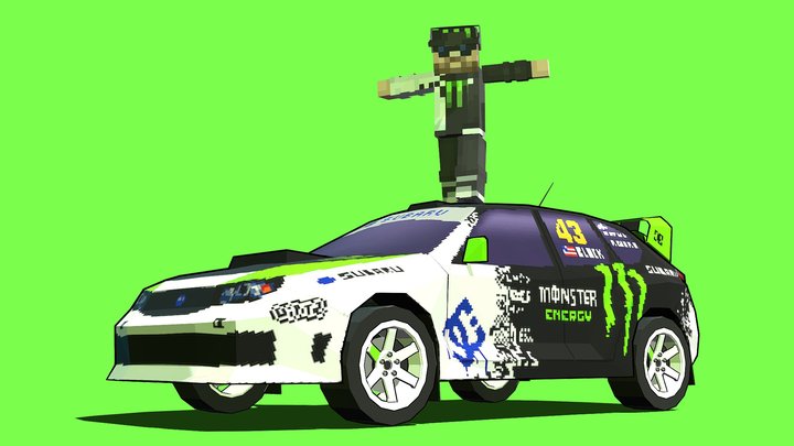 Ken Block 3D Model