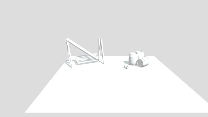Haunted Grandma House - 3 Simple props 3D Model