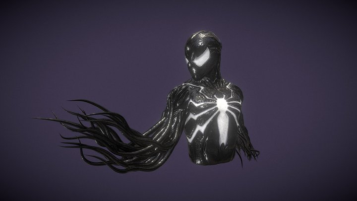 Spiderman Symbiote Suit 3D Model