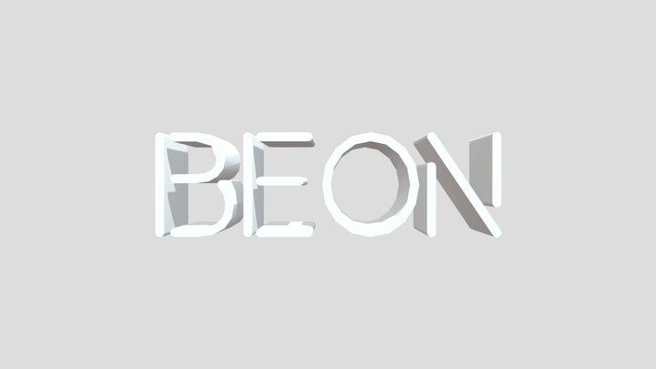 Beon Font 3D Model