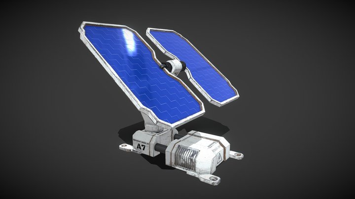 Solar Panel 3D Model