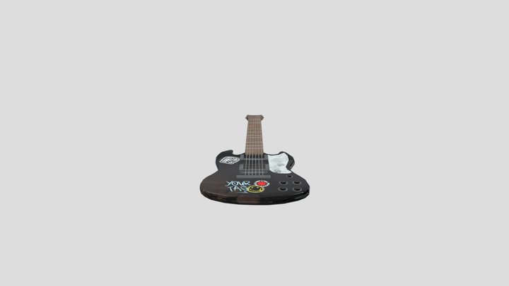 Electric Guitar 3D Model