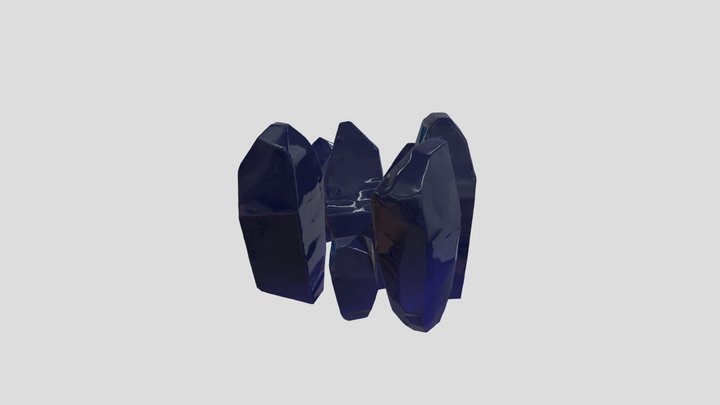 Crystals - #SketchfabWeeklyChallenge 3D Model