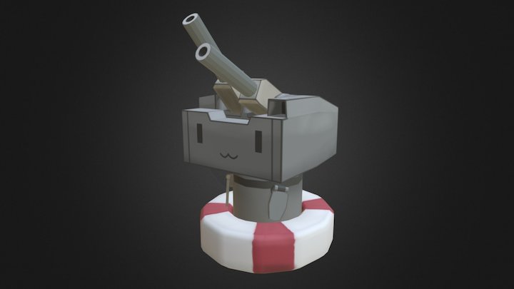 連裝炮醬 3D Model