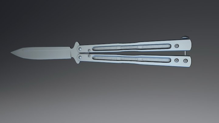Benchmade Model 51 3D Model