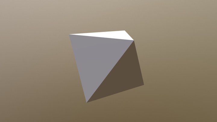 Octahedron 3D Model