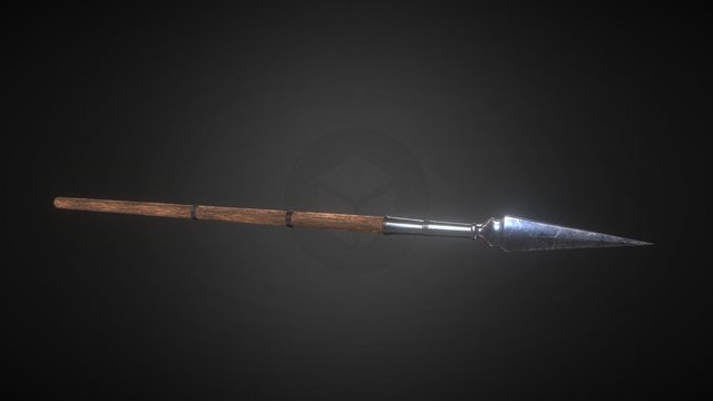 Medieval Javelin 3D Model