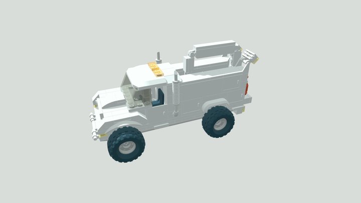 Michigan CAT Repair Truck 3D Model