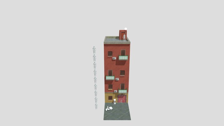 Stan_Rowhomes_preview 3D Model