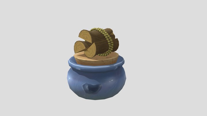 [School Project] Diorama Pot 3D Model