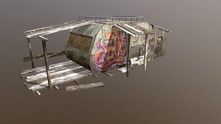Roulotte 3D Model