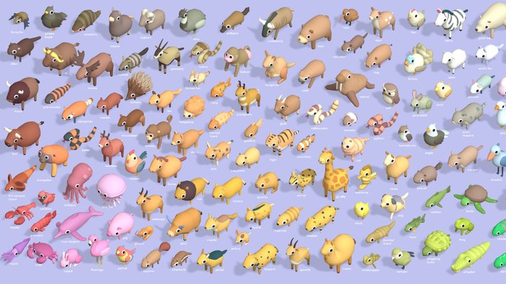 Quirky Series ULTIMATE Pack 3D Model