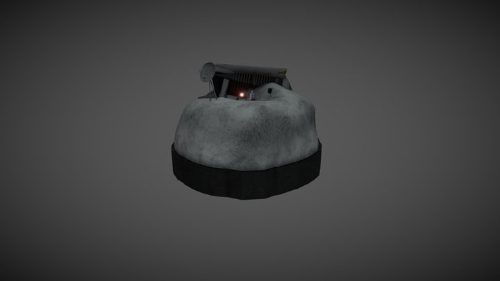 SpaceShip Diorama 3D Model