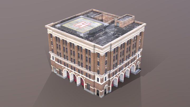 Detroit Fire Hq 3D Model