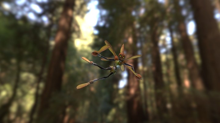 MapleTreeFellaAnimated 3D Model