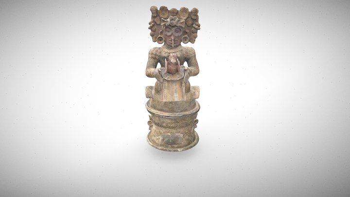 Incensario “Mujer Tláloc” 3D Model