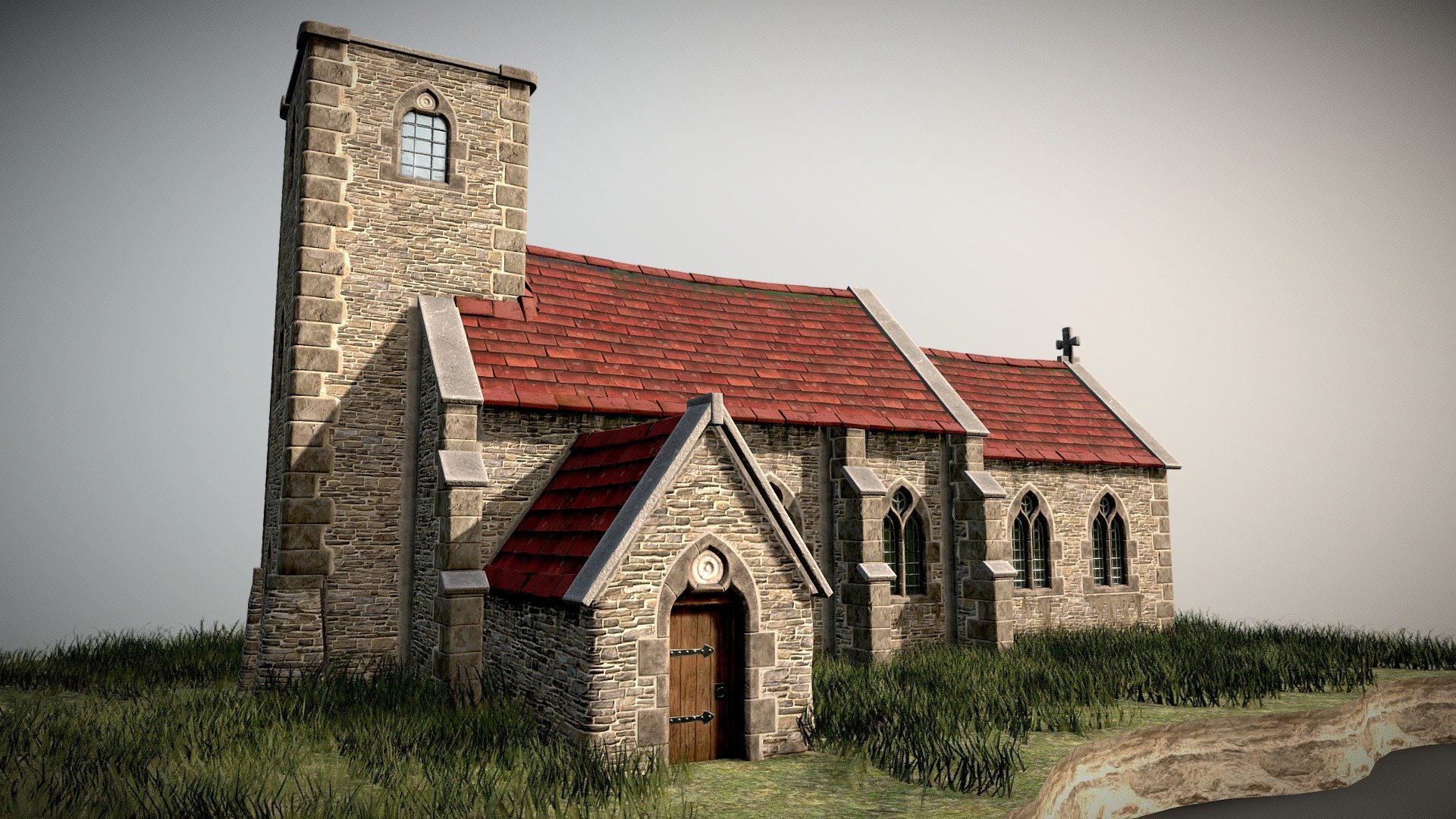 Medieval church 01