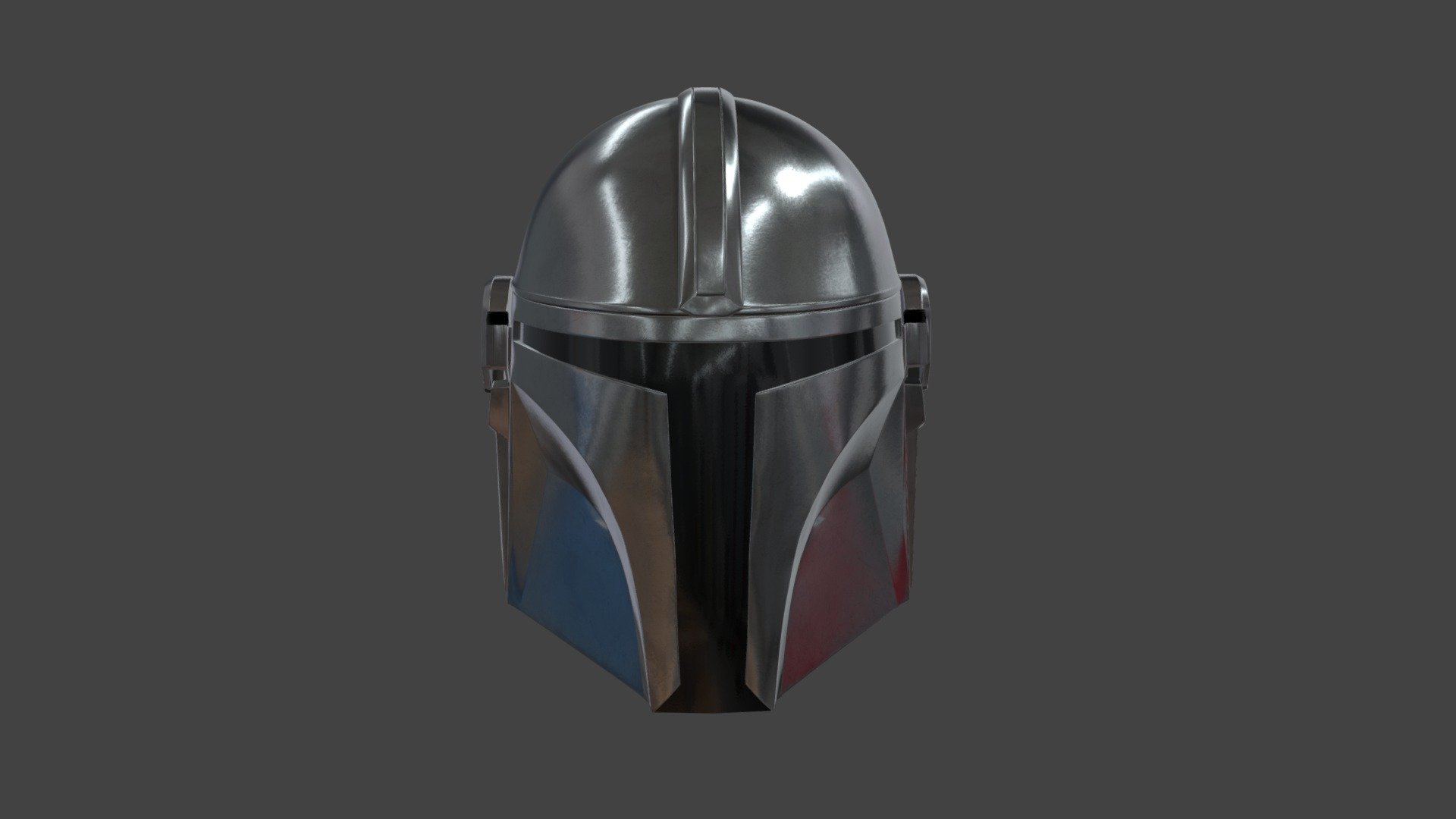 The Mandalorian's Helmet - 3D model by arnart204 [0f4e1f3] - Sketchfab