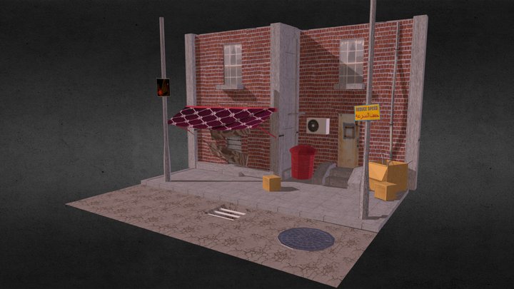 Escenario Texturizado 3D Model