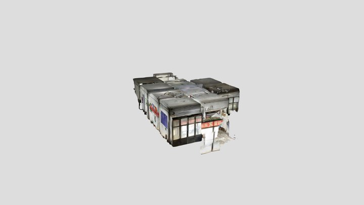 修车厂 3D Model