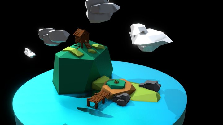 Is there a House? (Low Poly) 3D Model