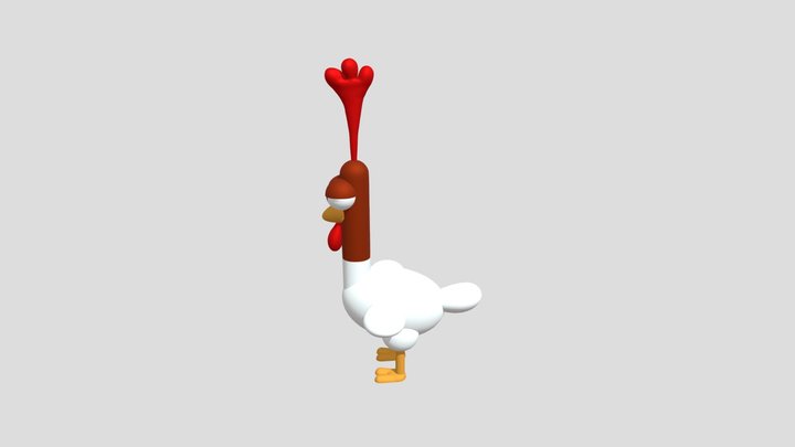 Custom Edited - Pizza Tower Customs - Mort the C 3D Model