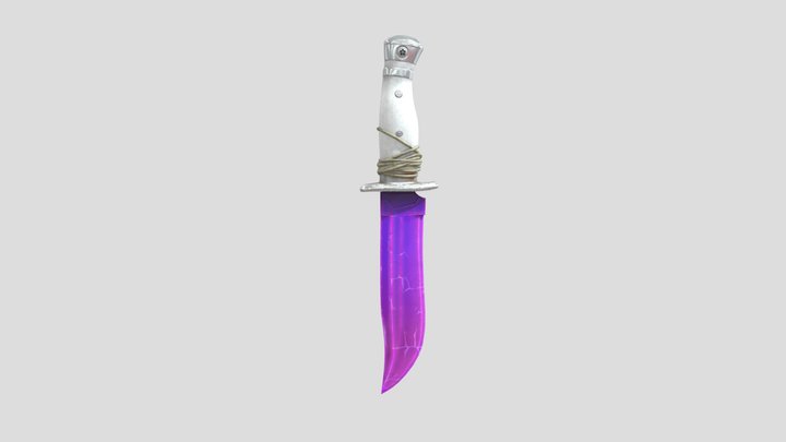 Amethyst Knife By Murphy Much 3D Model