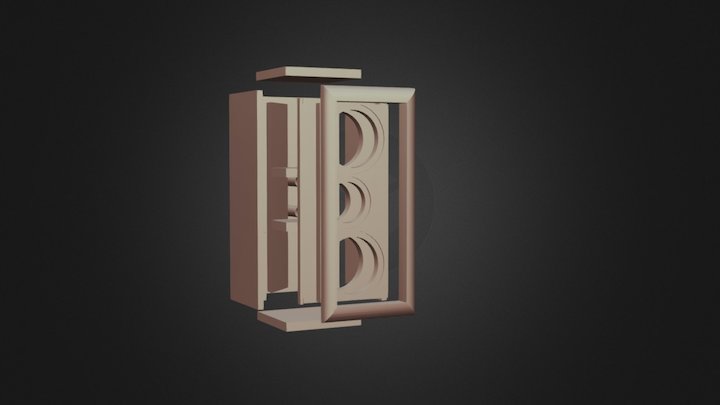Me2 speaker case 3D Model