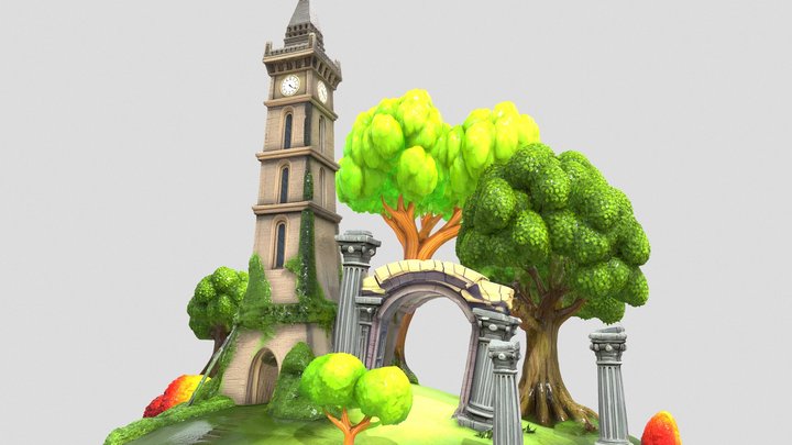 🏞️⟪Elysian_Fields⟫.❂⛒❂.⟪ᛦ𖥻'τρία':Ø:'три'ᛦ⟫🌄 – Modèle 3D gratuit STL
