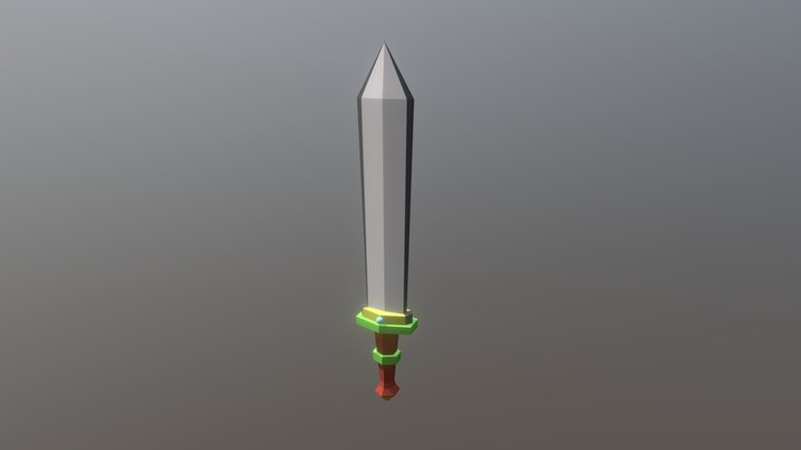 Simple Sword 3D Model