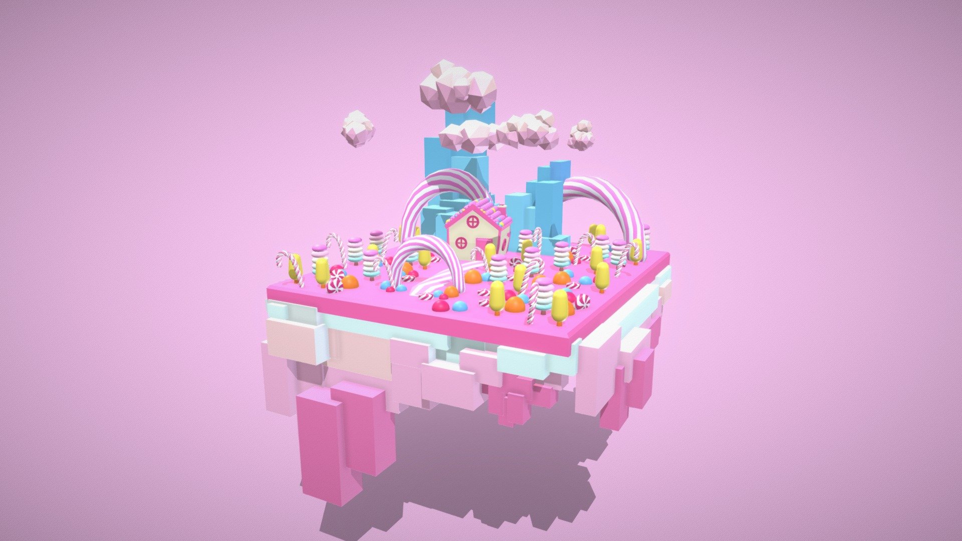 candy island Download Free 3D model by samiwaiba2001 [0f51283