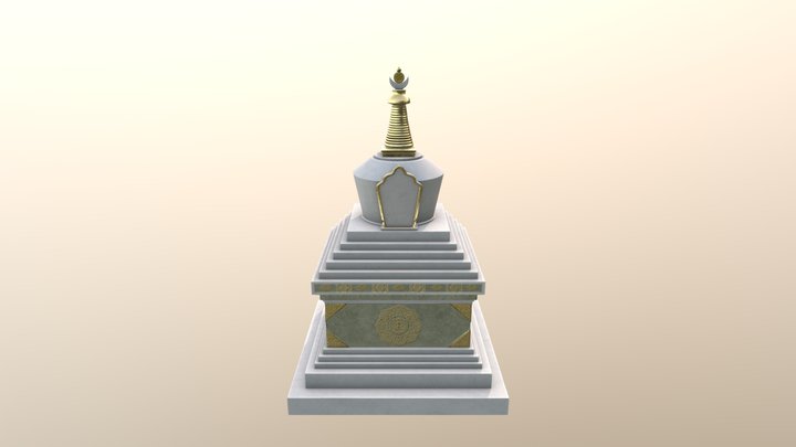 TIbet_Stupa 3D Model