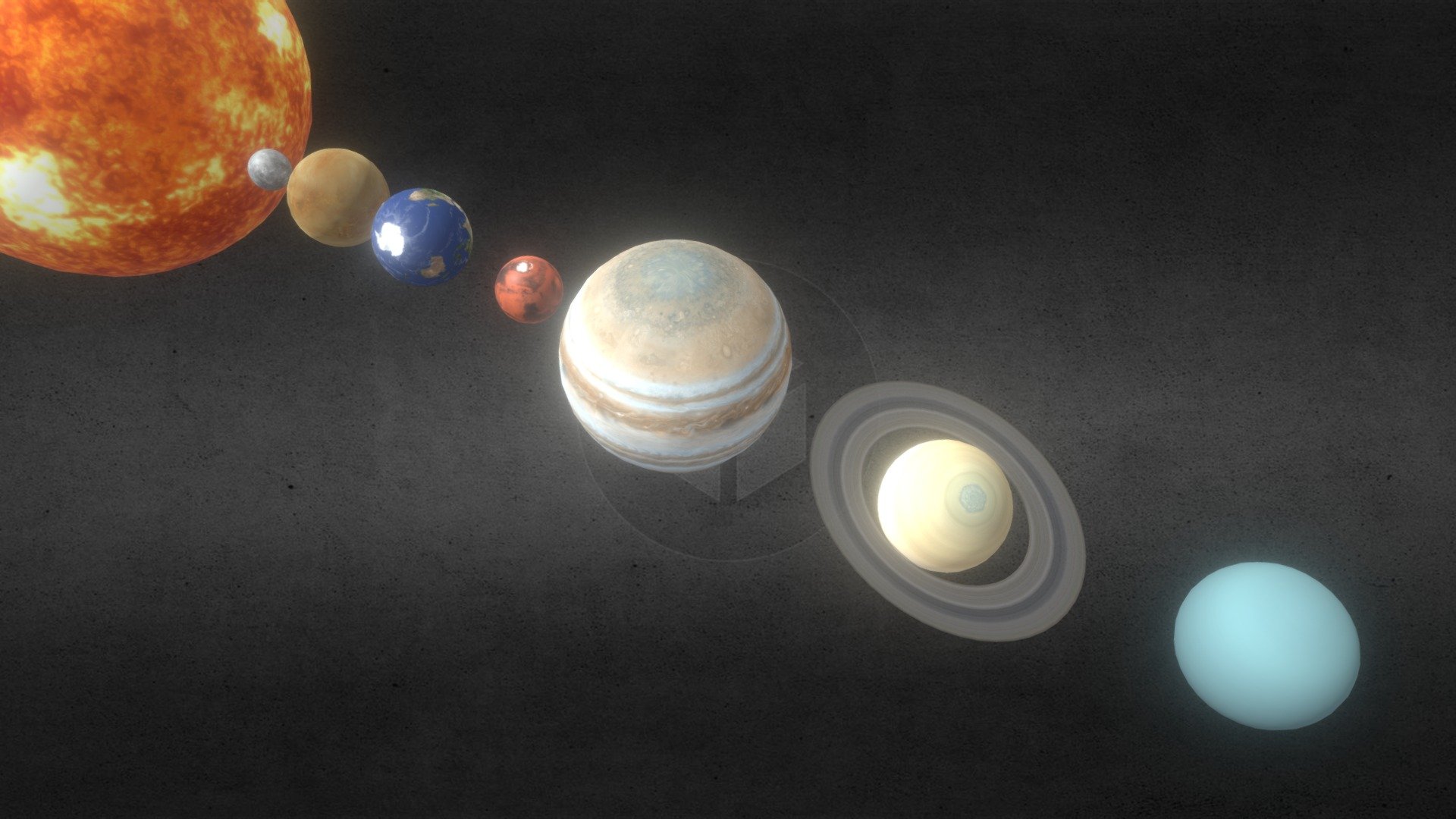 3d planets