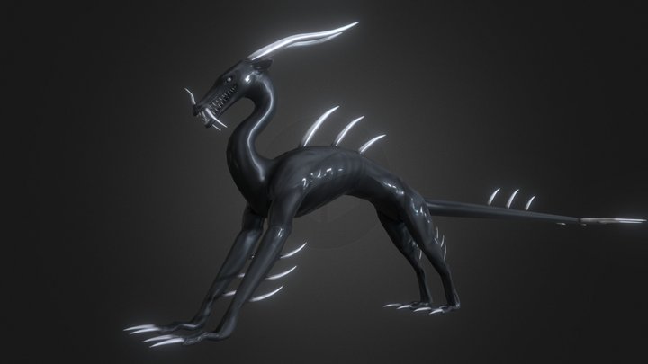 Black dragon 3D Model