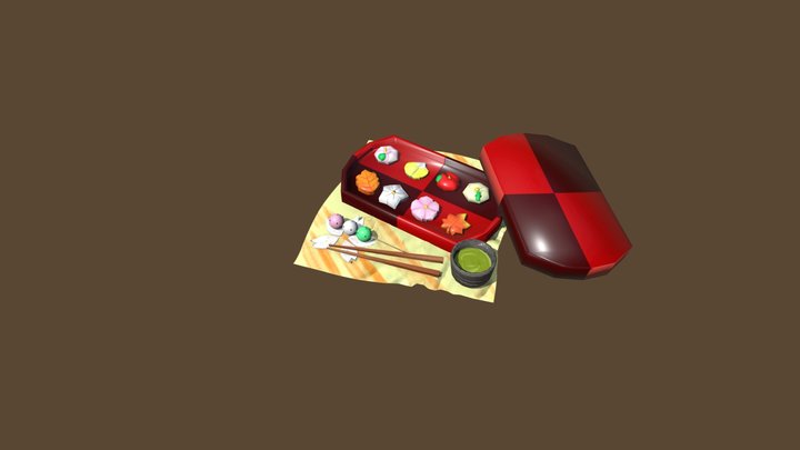 wagashi 3D Model