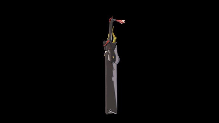 Komano Manato Weapon 3D Model