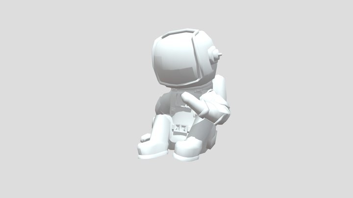 Situp To Idle Dan The Astronaut 3D Model 3D Model