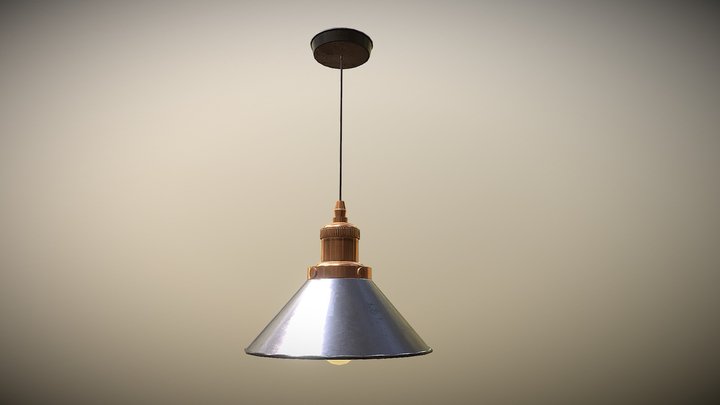 Lamp_02 lowpoly 3D Model