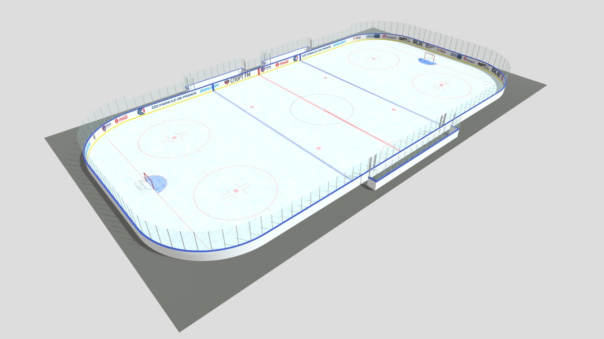 Hockey rink 30x60 m with KHL markings 3D model by zs_design [0f55745