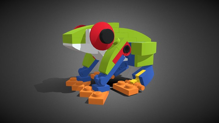 Lego Rainforest Frog - 11941 3D Model