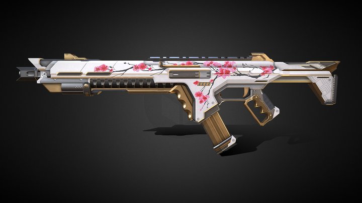 Apex Legends Carbine R301 Sakura Classic – Free 3D Model STL