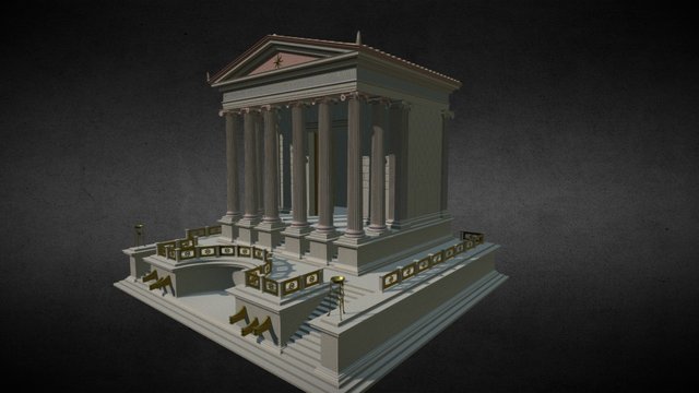 Aedes Divi Iulii 3D Model