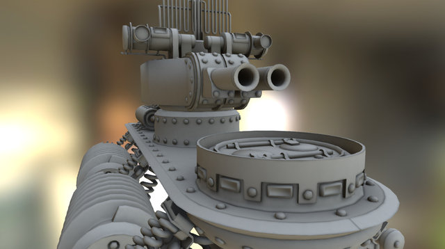 Mooseturret 3D Model