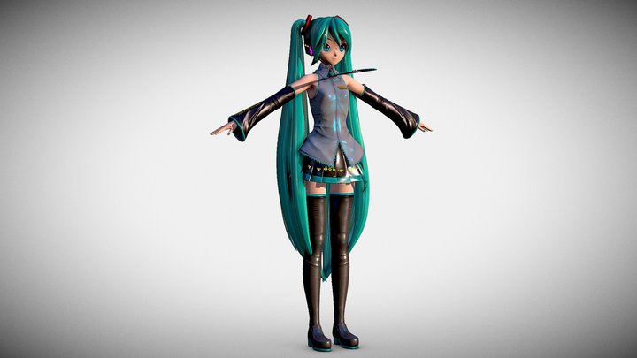 PDFT Miku – Free 3D Model STL