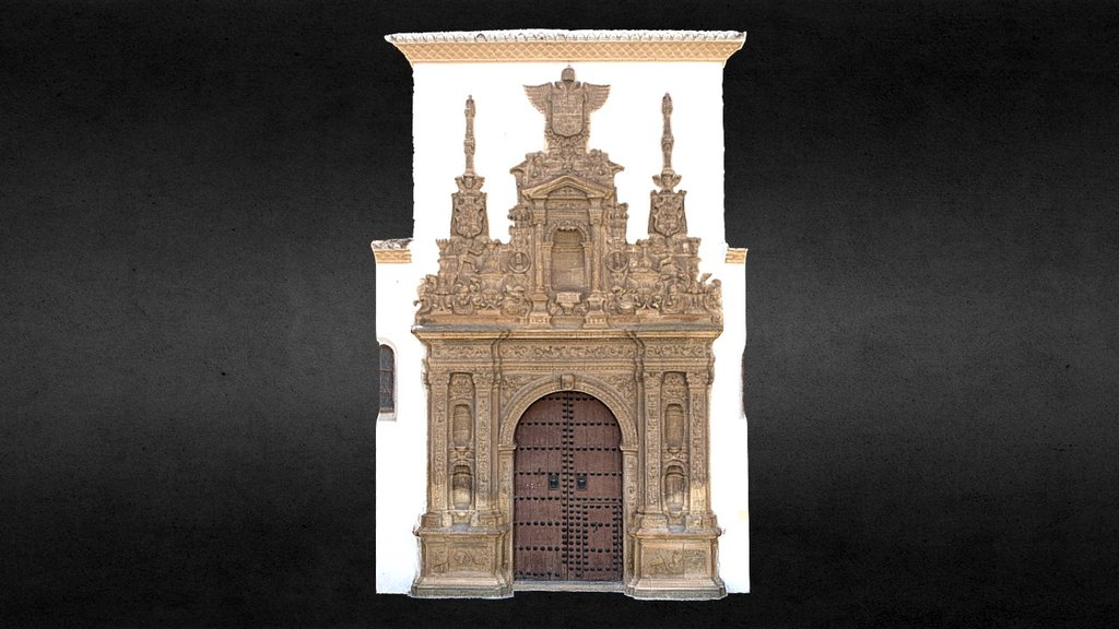 Fachada de la Iglesia de Santiago, Guadix