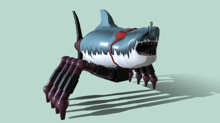 Killer Shark 3D Model