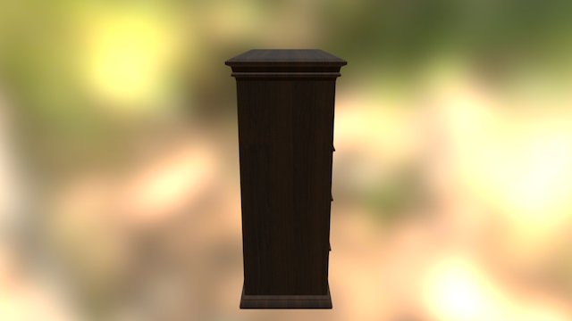 Bookcase 3D Model