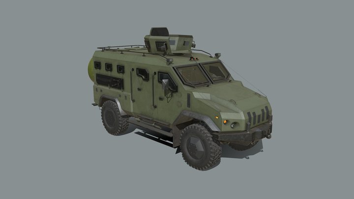 VARTA Armored Personnel Carrier 3D Model