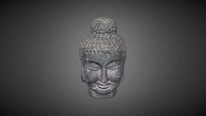 Buddha head by Revopoint POP 2 scanner 3D Model